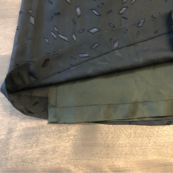 Vintage 1950’s German Black Dress - Lined, sheer outer layer - Picture 4 of 8